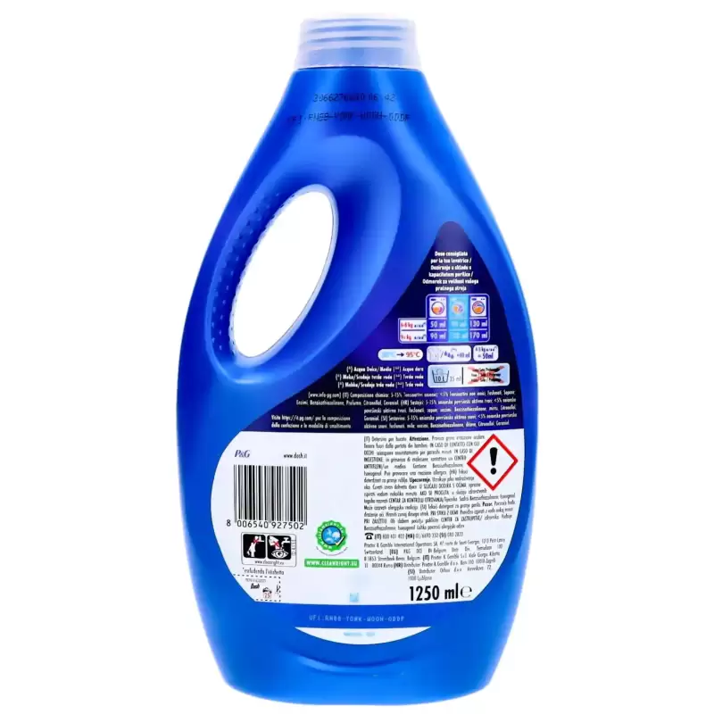 Dash Detergent lichid Automat Colorat 25x2 spalari, 1250 ml Bax 2 buc.